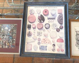 3 European Art Prints