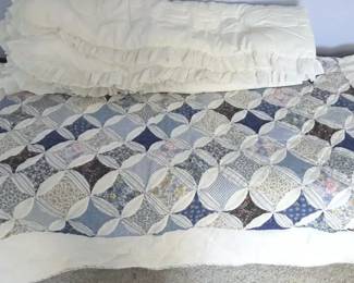 Eyelet Comforter Patchwork Quilt Queen