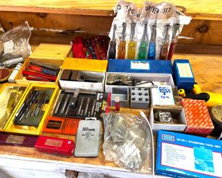 Tap Sets, Stamp Tool, Drill Ends Tools