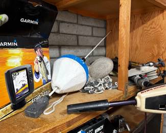 Boat Trolling Motor, Nets, Garmin Echo