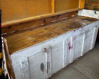 White Counter Storage