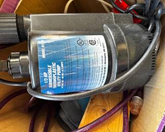 13 Hp Submersible Utility Pump, Hoses, Pool Filter