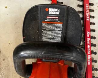Craftsman And Black Decker Hedge Trimmers