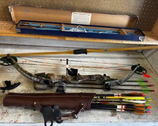 Bear Odyssey II Compound Bow, Apollo Kingfisher Bow