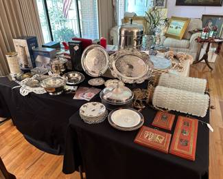 Silver serving ware 