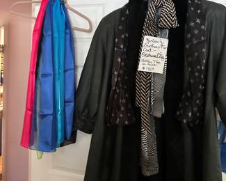Leather coat / fur coat