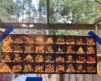 Dept 56 Snow Village with the boxes 