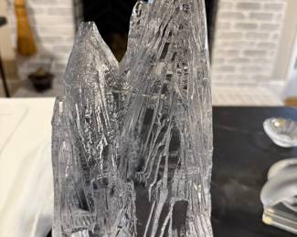 DAUM FRANCE — THE ALPS OR ICE BERG SCULPTURE 
