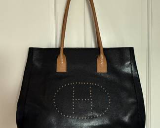 Ashneil Leather Handbag - Hermes Style