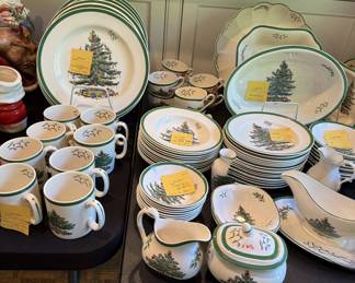 Spode "Christmas Tree" Dishes