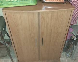 (33) 2 Door Media Cabinet 24"Wx13"Dx31"H $35