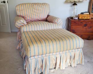 princess accent chaise chairs - two, need reapolstery