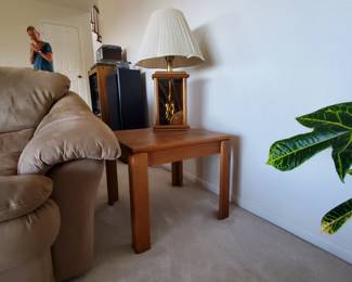 accent end tables + two lamps