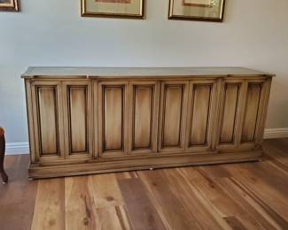 incredible mid-century stereo cabinet with dolby speakers - perfect condition