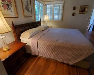king bedroom set - mid century headboard