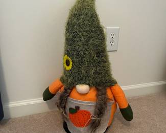 R58 - $25. Livarno Home Tall Floor Gnomes. Measures 30" tall. 