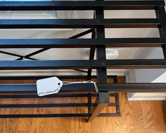 R21 - $25 Each. 2 Available. Metal Shelves - have been used for plants. Clean, no rust & Sturdy! 2 Available. Each measures 35.5" wide x 10.5" deep x 27.75" tall. 