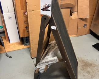 R36 - $35. Brand New Adjustable Dog Ramp - for small dogs. (I removed it from the box). 