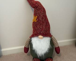 R58 - $25. Livarno Home Tall Floor Gnomes. Measures 30" tall. 