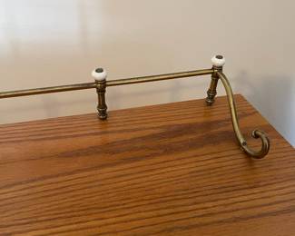 R14 - $125. *Small* Childs Size Roll Top Writer's Desk with 3 drawers. Measures 27.5" wide x 19" deep x 25" tall. 