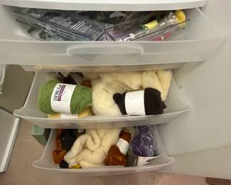 R59 - $40. Craft LOT #1 with Plastic Containers. 