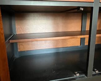 R9 - $550. Ethan Allen New Impressions Tall Buffet. Measures 64" long x 19" deep x 40.25" tall. Excellent Condition - only 1 very minor dent noted. 
