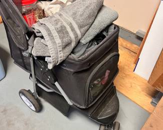 R31 - $30. Paws & Pals Small Pet Stroller with accessories. 