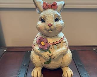 R55 - $25. Jim Shore Outdoor Living Collection "Faith". Measures 7" tall. 