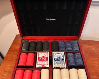 R70 - $25. Brookstone Poker Chips. 