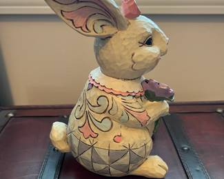 R55 - $25. Jim Shore Outdoor Living Collection "Faith". Measures 7" tall. 