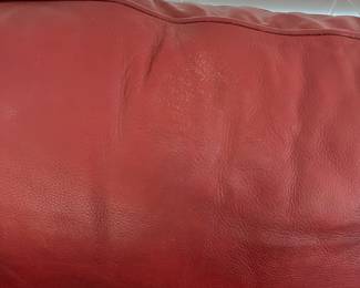 R7 - $425. Ethan Allen 3 Piece Leather Sectional. Measures 109" x 106". Does show wear on the leather but it's sturdy and no rips/holes etc. 