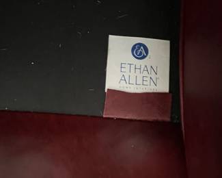 R7 - $425. Ethan Allen 3 Piece Leather Sectional. Measures 109" x 106". Does show wear on the leather but it's sturdy and no rips/holes etc. 