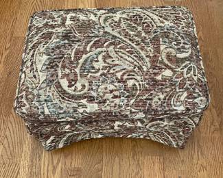 R8 - $20. Small Upholstered Stool. Measures 17" x 12" x 10" tall. 