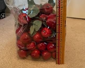 R61 - $25. Bag of Faux Apples