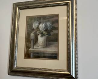 R69 - $25 - PAIR. Pair of Danhui Nai Framed Prints. Measures 15.75" x 17.75". 