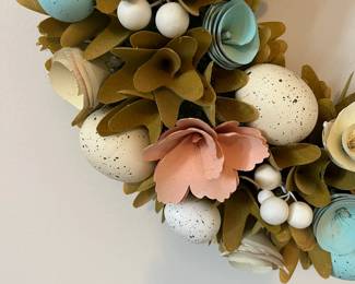 R52 - $20. Easter Wreath. 14". 