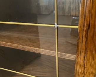 R15 - $40. Small Storage Cabinet with 3 Adjustable Shelves inside. Measures 22" x 16.5" x 50" tall. 