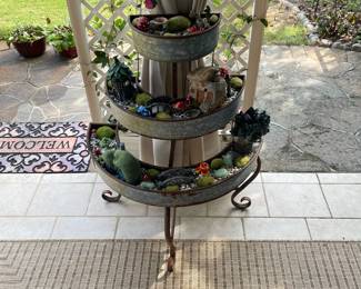 R13 - $50. 3 Tiered Fairy Garden Planter. 