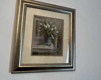 R69 - $25 - PAIR. Pair of Danhui Nai Framed Prints. Measures 15.75" x 17.75". 