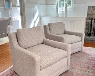 safaviegh swivel chairs just upholstered 