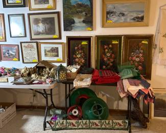 Oil paintings and prints