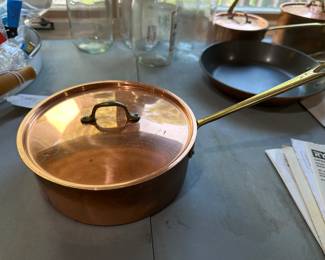Copper pots and pans