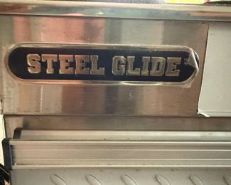 Steel Glide rolling tool chest.