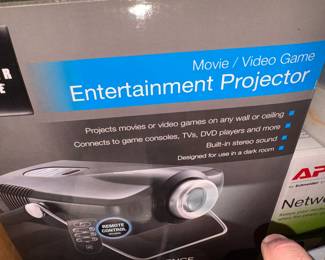 New in box entertainment projector.