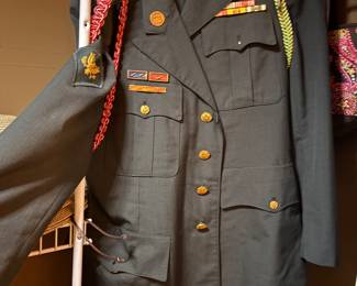 Vintage Vietnam army uniform (jacket and pants).