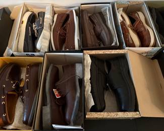 New in box Men's docksider loafers and dress shoes.