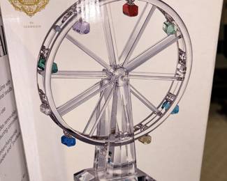 Beautiful new in box Crystal Ferris wheel