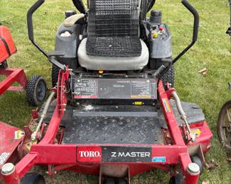 Toro ZMaster zero turn lawn mower.