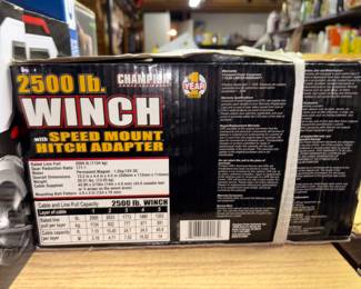 New in box 2500 lb champion winch. Multiple available.