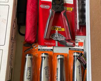 New in packaging Craftsman locking wrench and other tools.